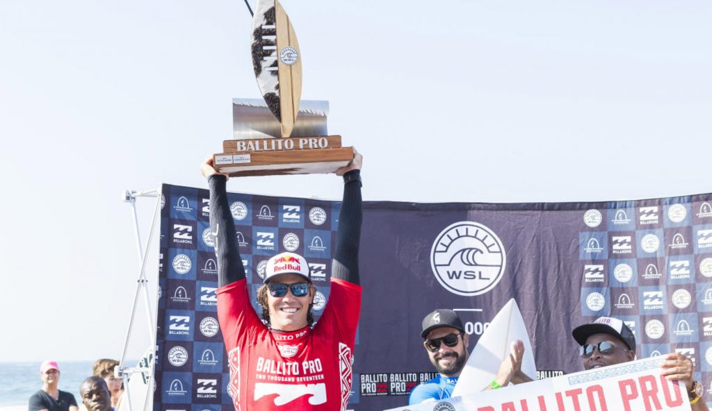 Jordy Smith wins Ballito Pro. Photo: Cestari/WSL