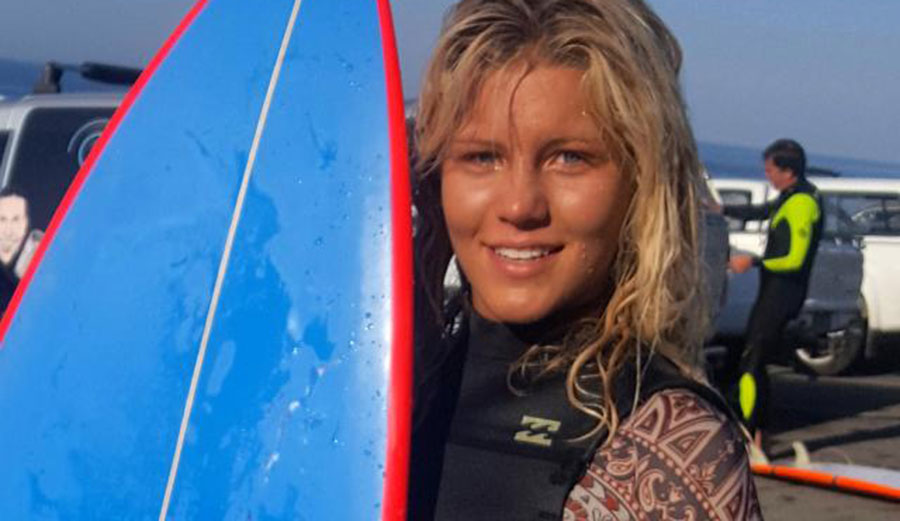 13-year-old Zoe Steyn narrowly escaped a shark attack in South Africa. Photo: Veaudry