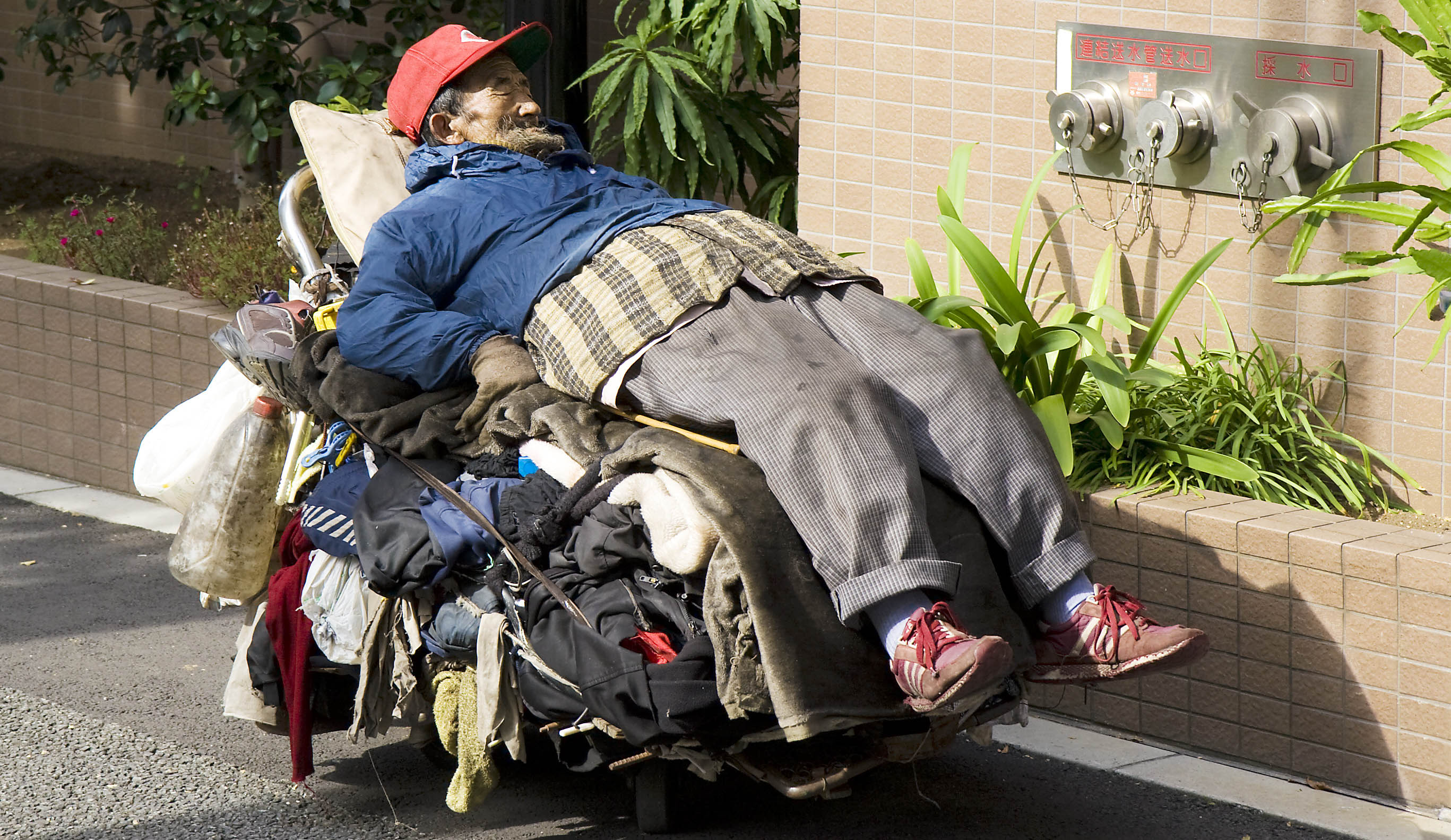 Homelessness is a serious problem around the world. Photo: Michael Maggs/Wikimedia Commons