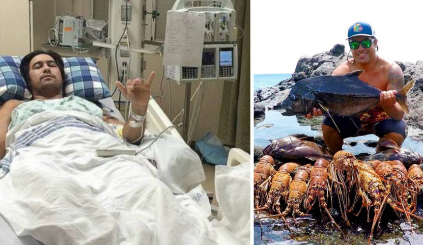 Kawika Matsu, loving life before — and after — his attack.Photo: Instagram