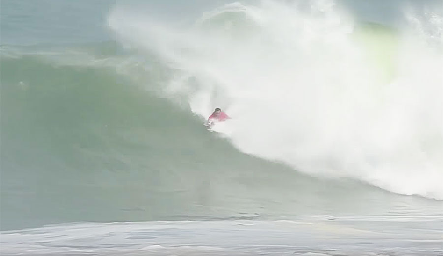 Billy Kemper is no slouch when it comes to surfing very, very big waves.