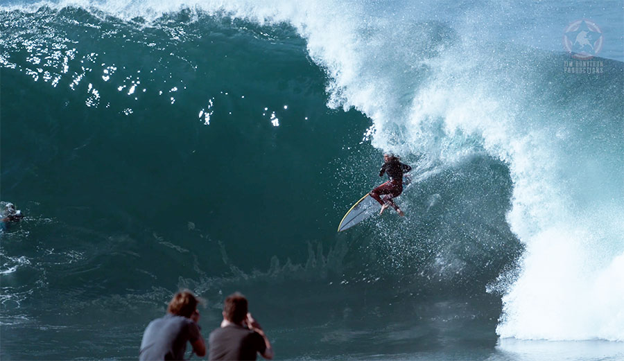 Ours regulars including Justin ‘Jughead’ Allport, Jesse Polock, Peter Standlick, Mal Holmann and Mitch Parkinson were there to pit themselves against one of the scariest waves on the planet.