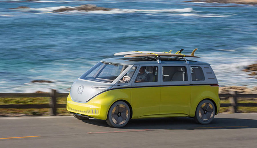 The new Volkswagen bus will be on the market in 2022.
