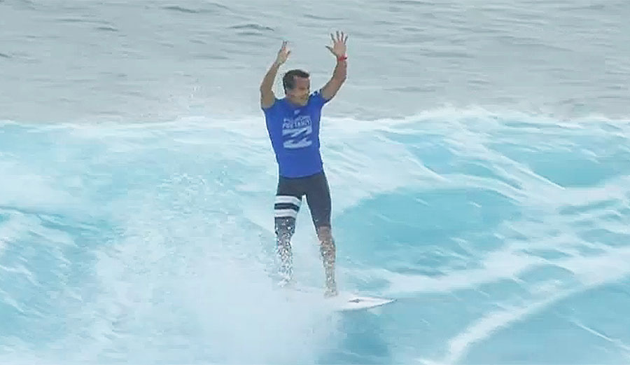 Julian Wilson just won his first Billabong Tahiti Pro event ever.