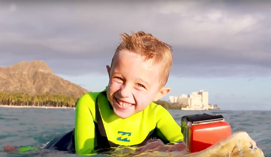 Meet Tyler Purcell, a 5-Year-Old Pro Surfer