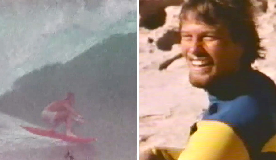 Rick Rasmussen at Uluwatu and post-session J-Bay.