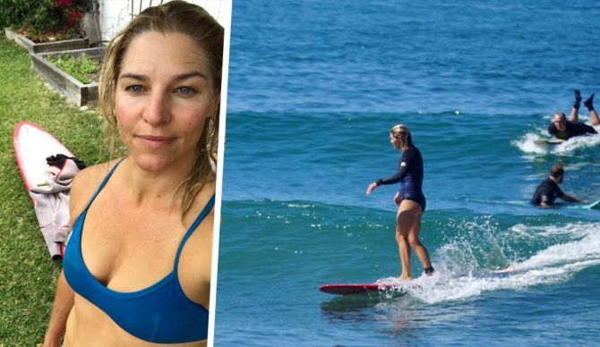 body image bikini surfing