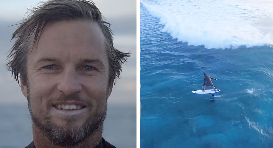 Grant "Twiggy" Baker is a very talented surfer. But foiling is a whole different ballgame.