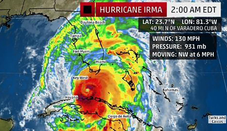 Hurricane Irma: Photo: The Weather Channel