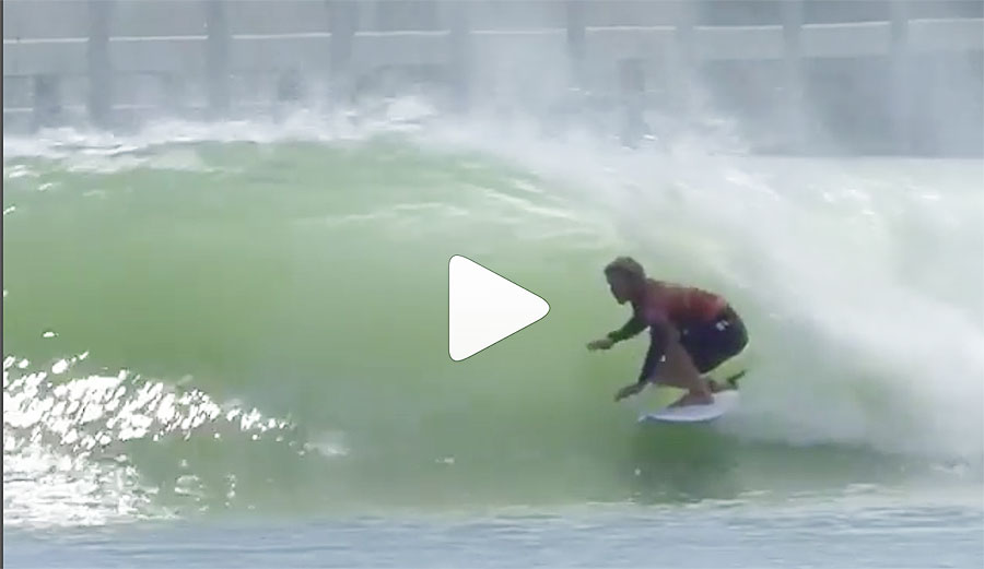 John John Florence is a freak of nature. Kelly Slater's wave is a freak of the man-made variety. John John Florence on Kelly's wave is a thing of absolute beauty.
