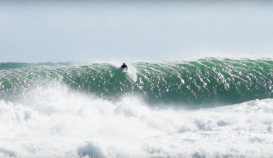 Sometimes a wave so good rolls through that you HAVE to go, even if you're pretty sure you're not going to make it.