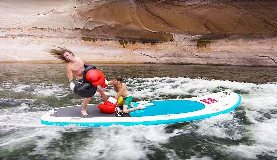 Sometimes when you see someone on an inflatable SUP, you just get this urge to punch them in the mouth.