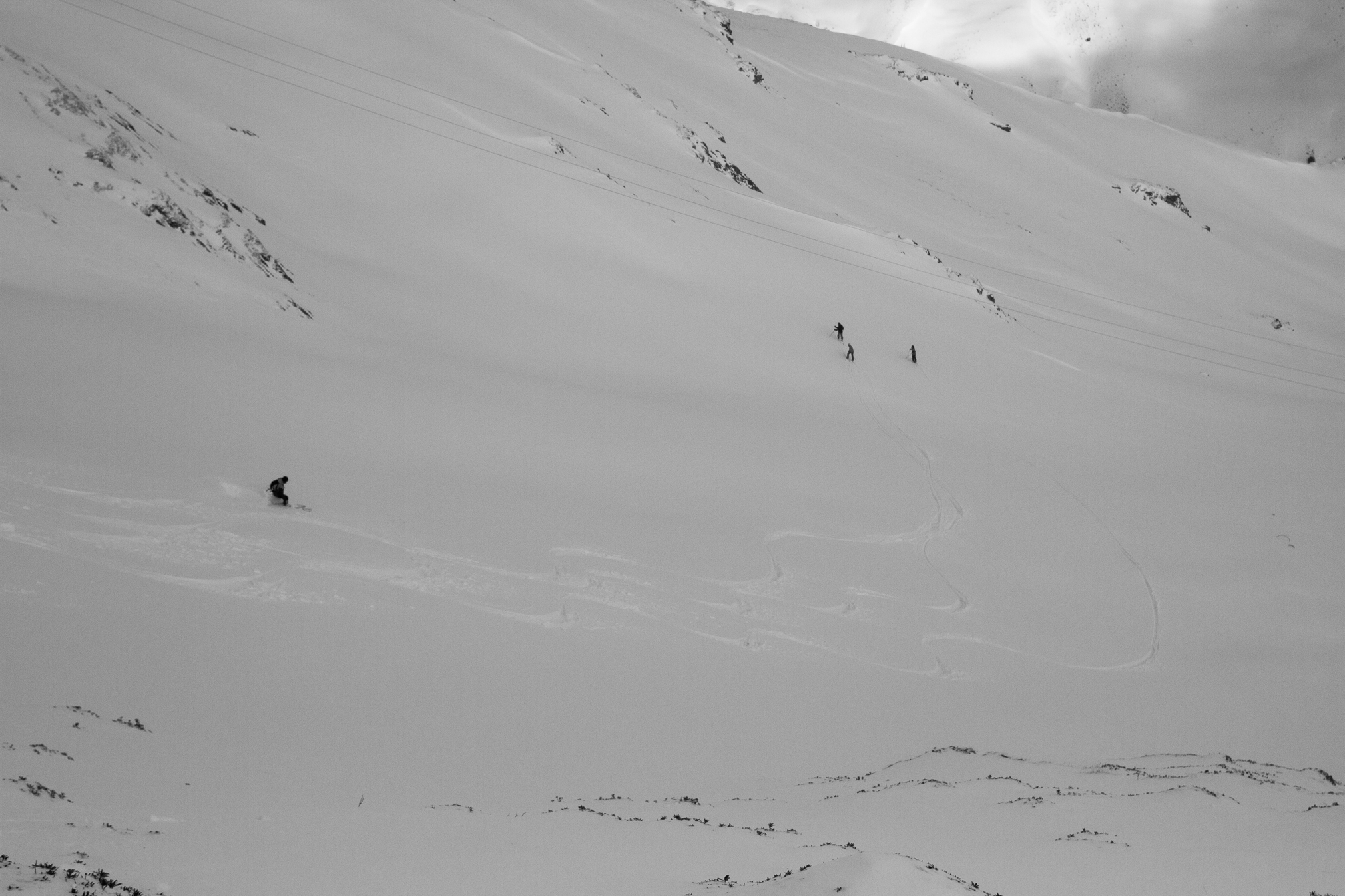 Start of the season 10th of November in French Pyrenees