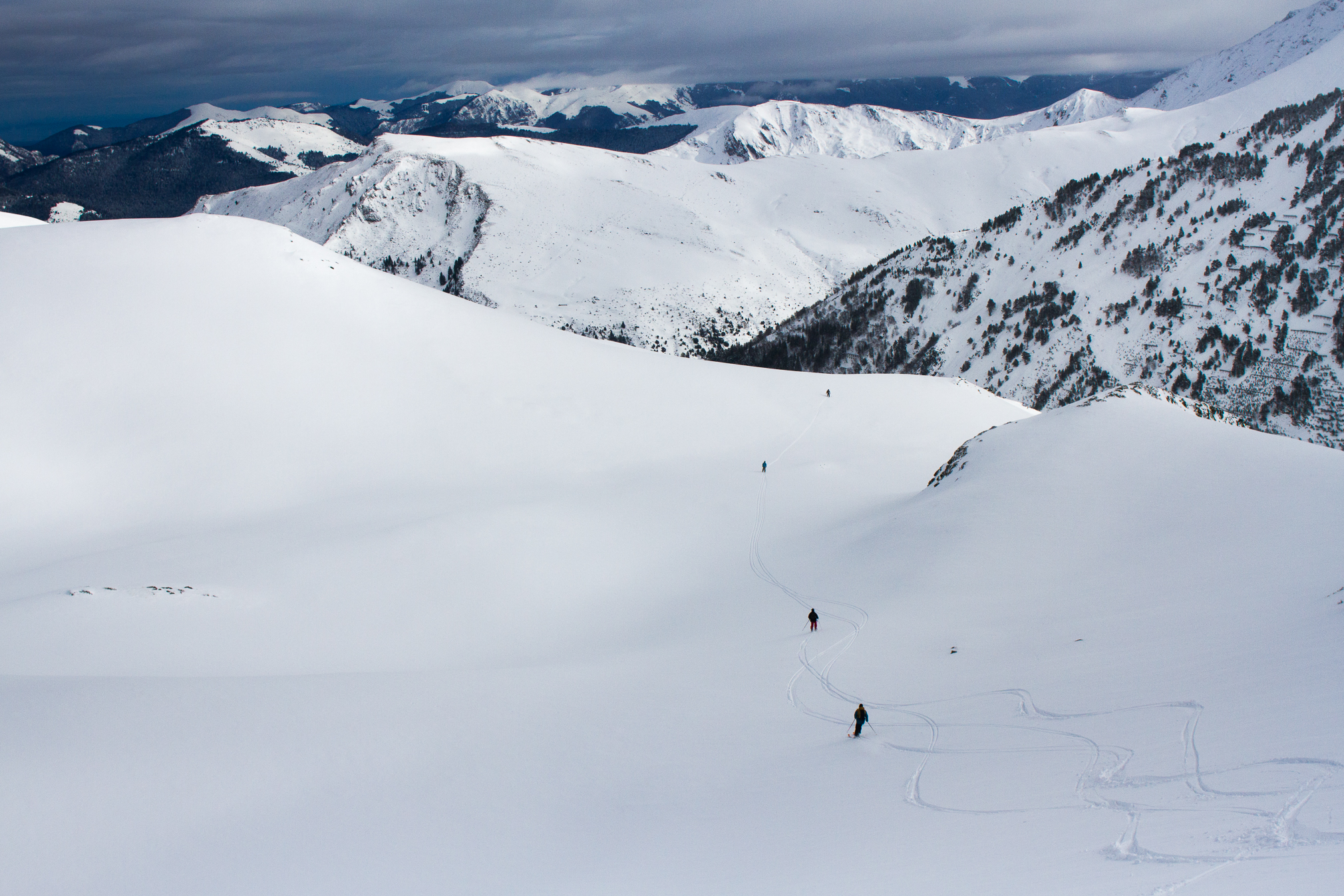 Start of the season 10th of November in French Pyrenees