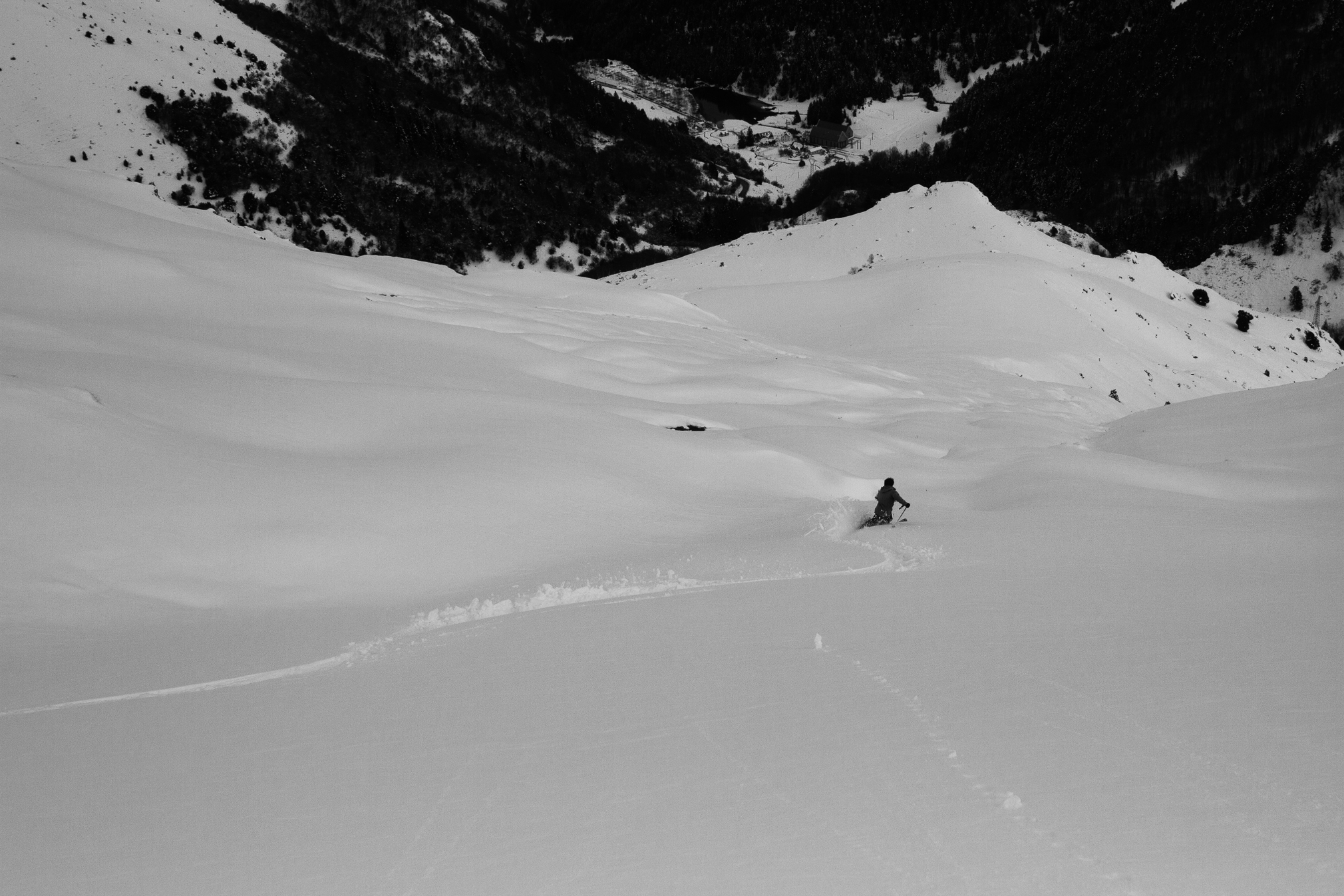 Start of the season 10th of November in French Pyrenees