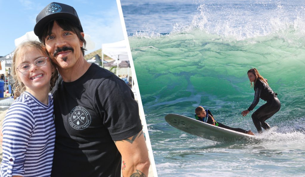 Anthony Kiedis and Courtney Conlogue came out to support A Walk on Water in full force. Photos: Cat Gregory