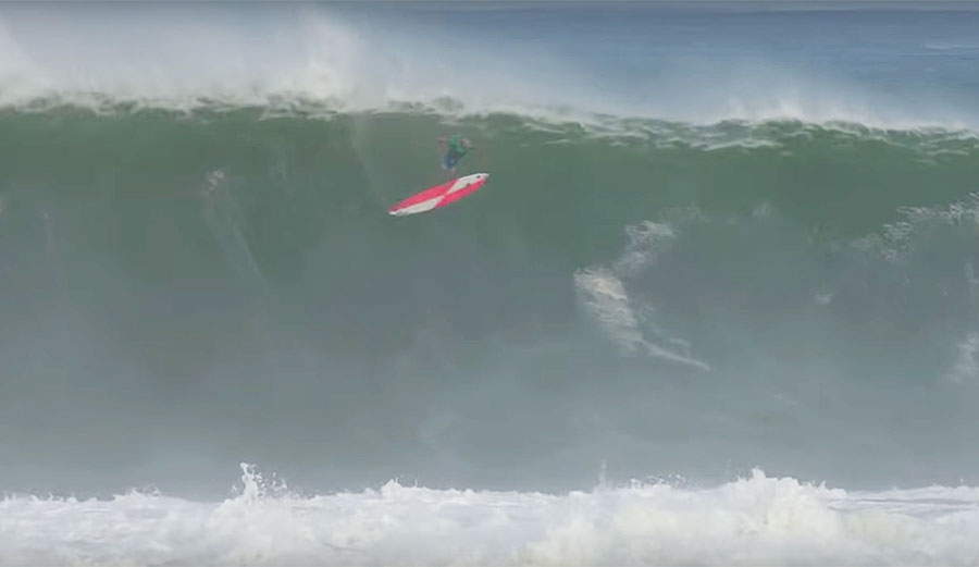 Most of the time, wipeouts feel a million times worse than they look. So imagine how Coco Nogales's wipeout felt back at the end of July in Puerto? Because this one looks BAD.