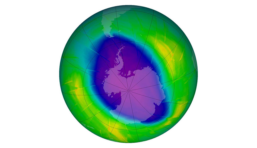 Oh, zone. Thanks for filtering out the sun's rays all the time. Image: NASA