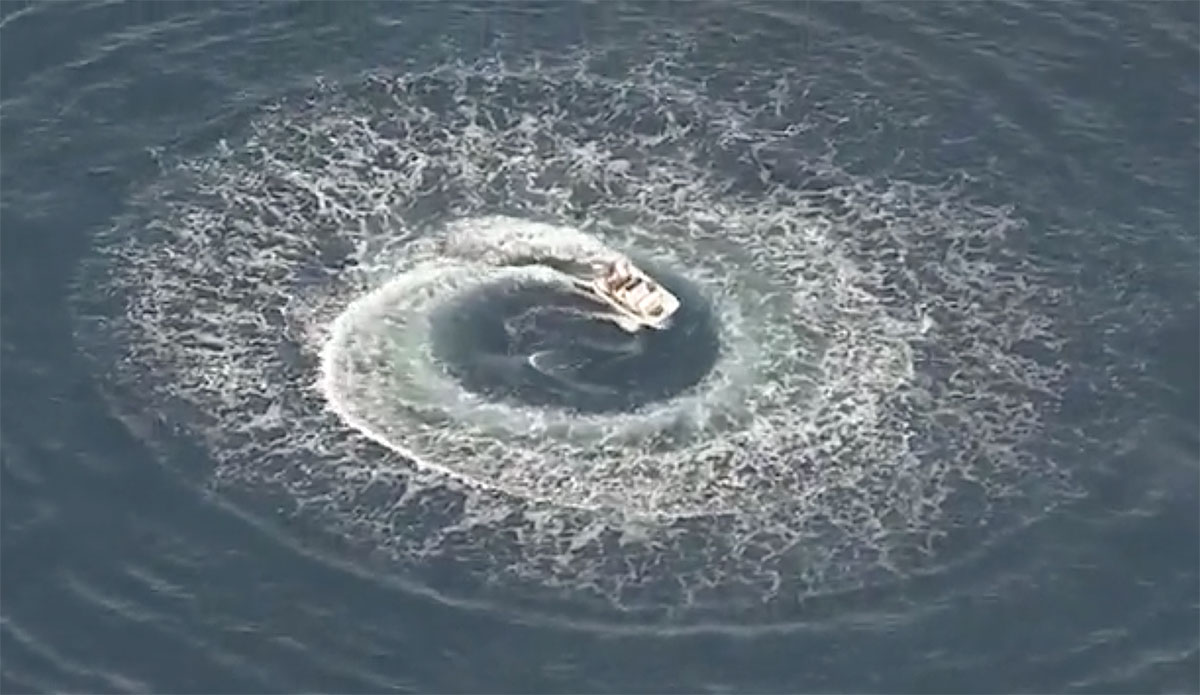 One person is dead and another is missing in Half Moon Bay after a boat was found spinning around in circles late on Sunday afternoon.