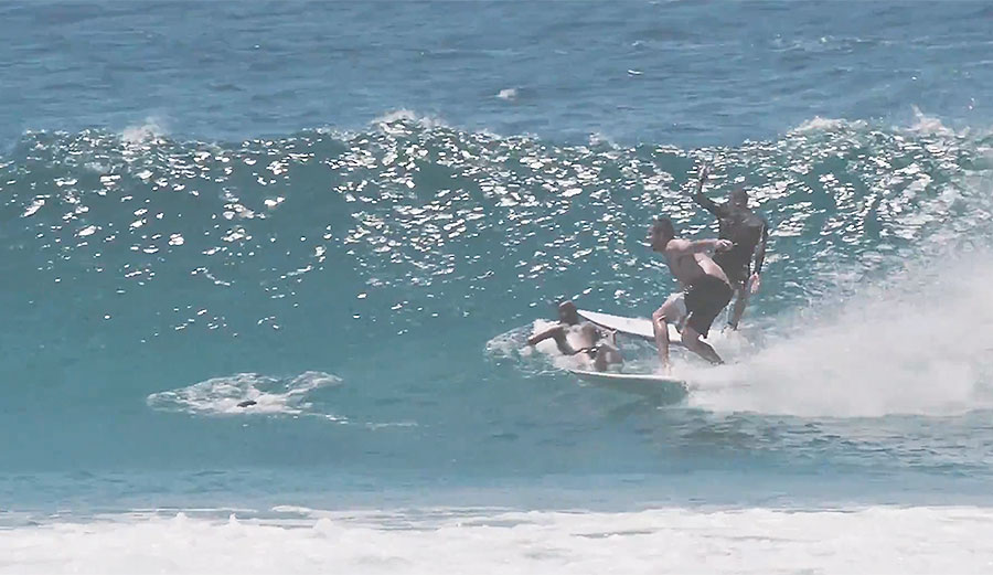 Snapper Rocks is one of the most crowded waves on earth.