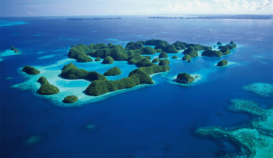 Tuvalu is a Polynesian island nation located in the Pacific Ocean. Rising sea levels are giving it a bleak future.