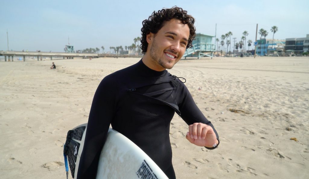 Hyperflex wetsuit challenge. Photo: Hyperflex