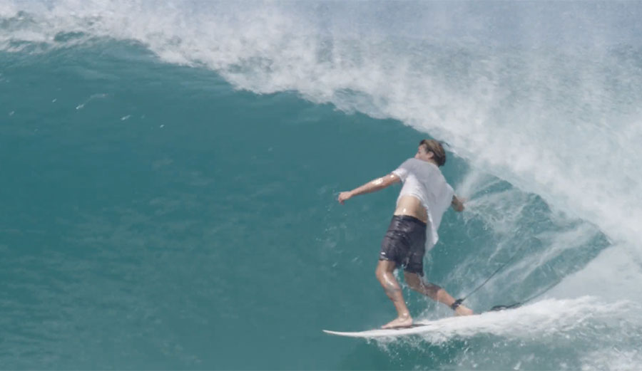 Moran's surfing in this edit is the best we've ever seen it.