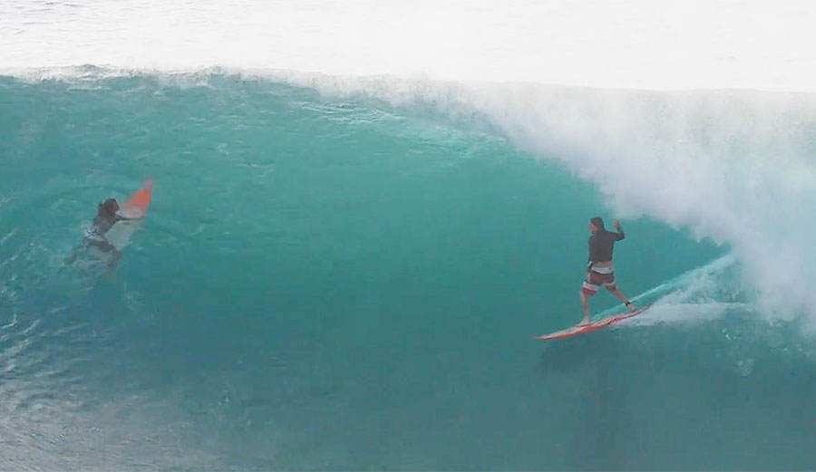 At the fabled Honolua Bay, after a morning of warbly conditions, everything came together.