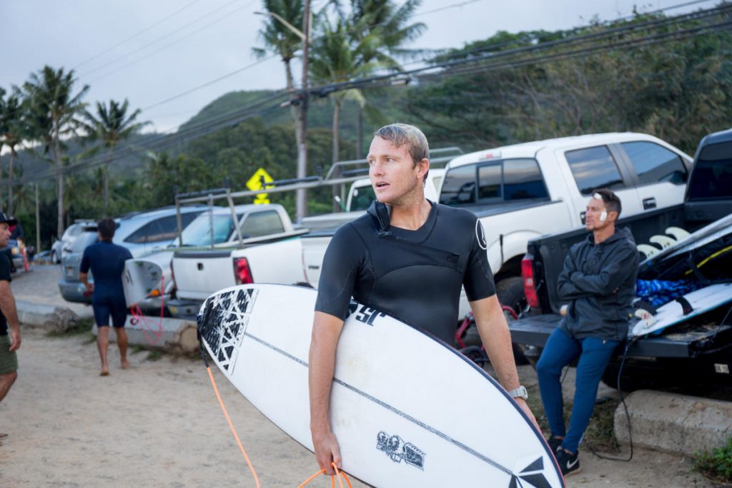 Dusty Payne on the North Shore. Photo: WSL/Heff