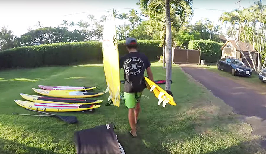 As you are probably aware, surfing a big day at Jaws isn't like a surfing a normal day at your local spot. It takes preparation, and Kai Lenny is well-versed in it.