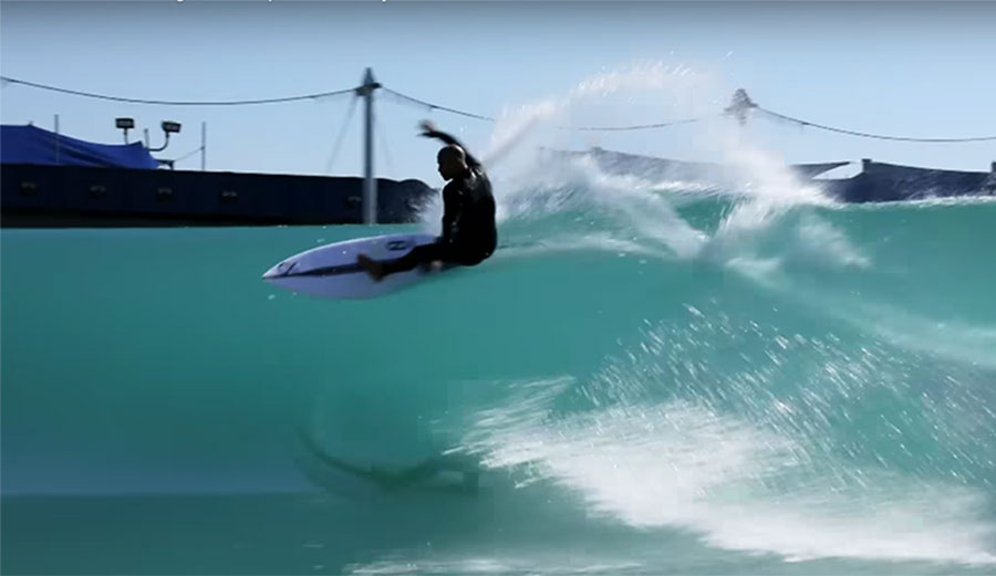 HBO stuck their cameras into the muddy waters of surfing's future: Kelly's Pool.