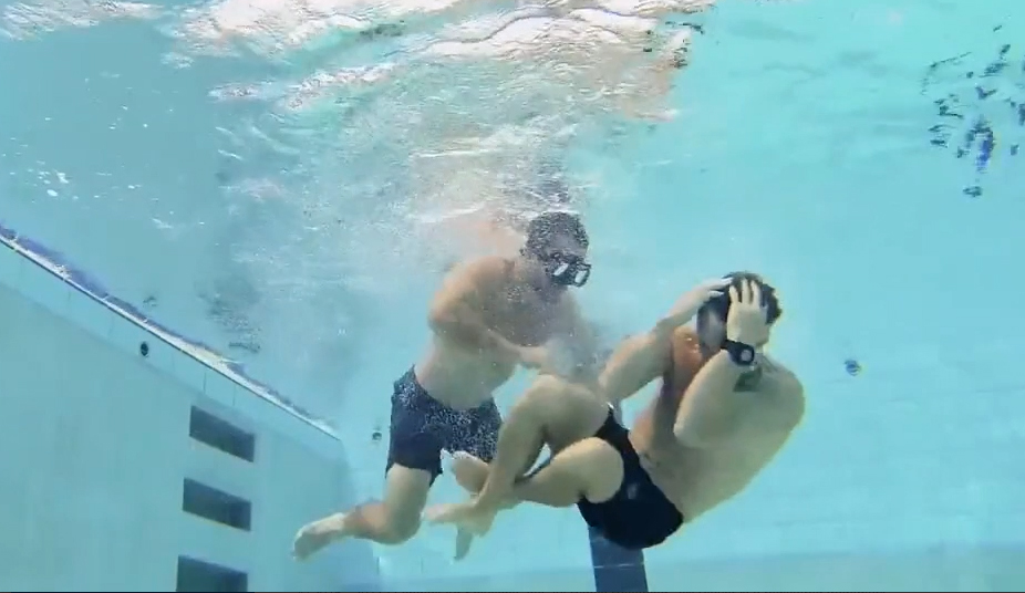 Mark Visser pool training.