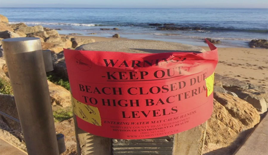 Monterey County sewage spill.