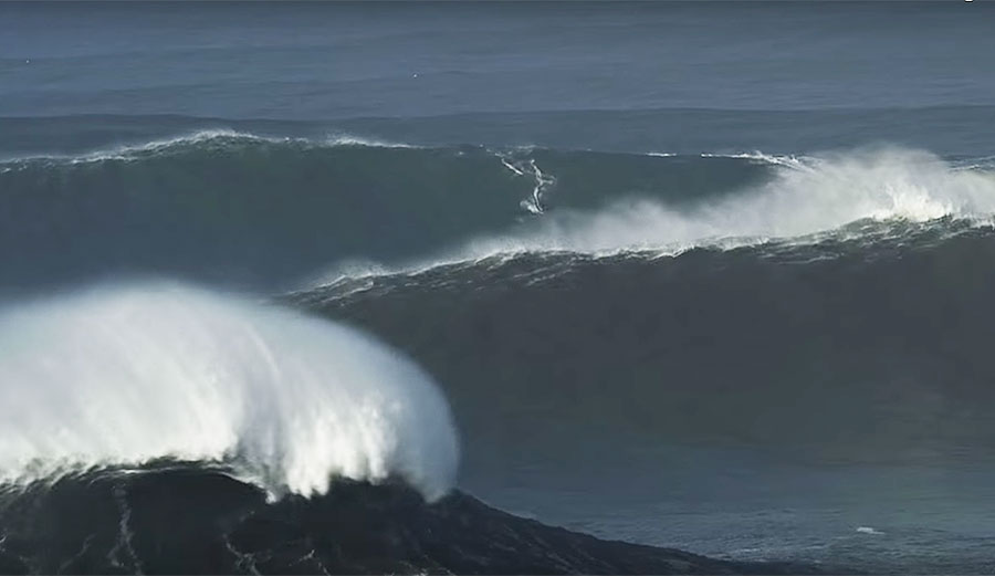 Do you remember, years and years ago, when people scoffed at Nazaré? Well, no one's scoffing anymore.