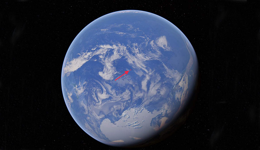 If you're on a ship passing through Point Nemo, it's likely that the closest other human beings are on the International Space Station.