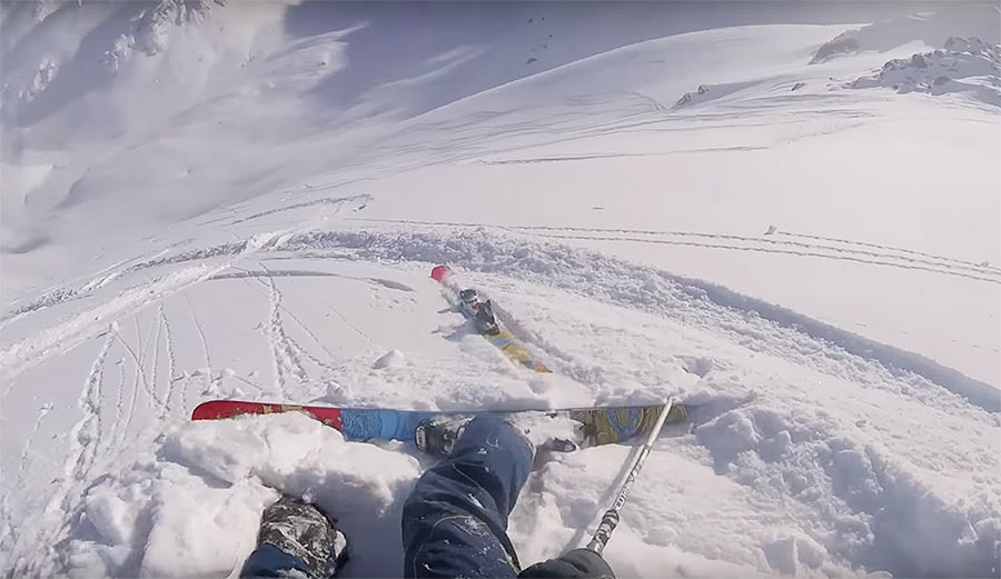 This Guy Experienced the Worst Heli-Skiing Run Possible