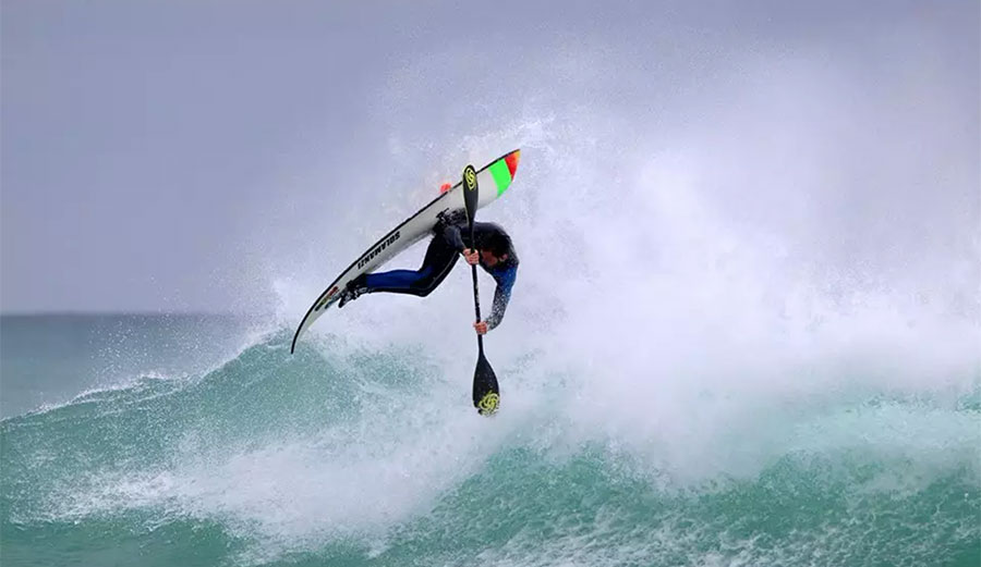 Waveskiing is one of the least-seen forms of surfing. See it!