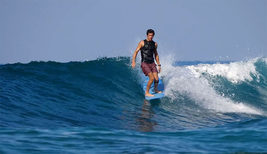 Longboarding In Israel's Mediterranean