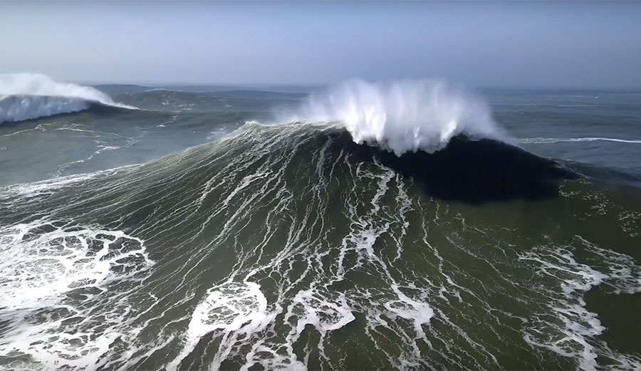 February 18th at Nazaré: 'The Perfect Day to Catch a 60 Foot Wave'