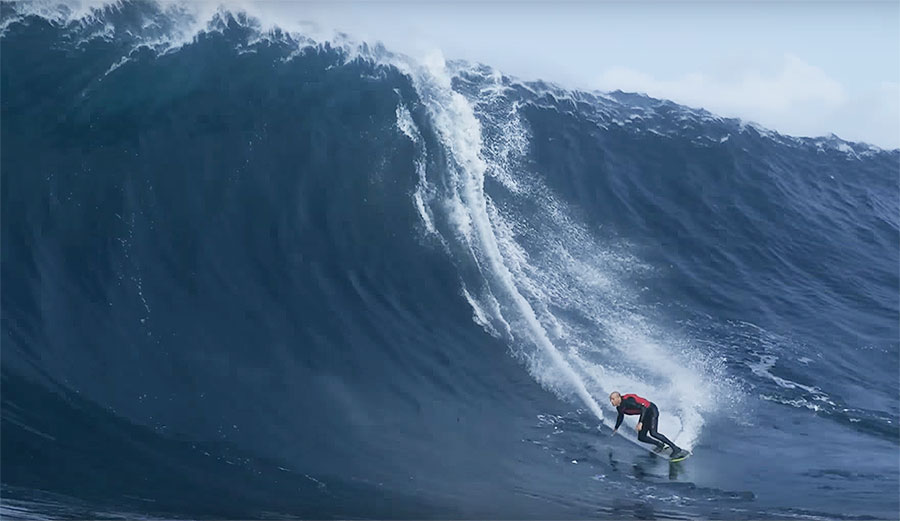 Rudi Schwartz caught a dream wave or a nightmare wave at The Right.
