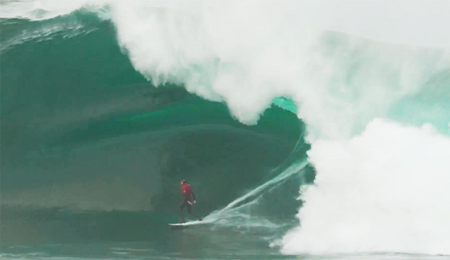 Shipstern Bluff ain't a place to go for a relaxing longboard session.