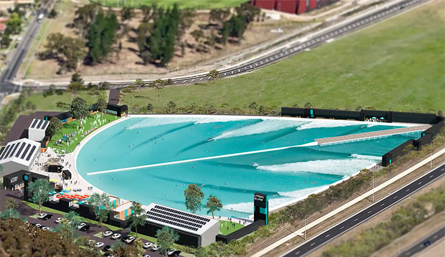 Urbnsurf Melbourne is finally breaking ground next month. Image: Screenshot