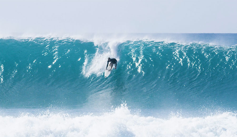 Kael Walsh is 18-years-old. He's from Yallingup, which is in Western Australia. You know what that means? He's weirdly good at surfing big, heavy waves.