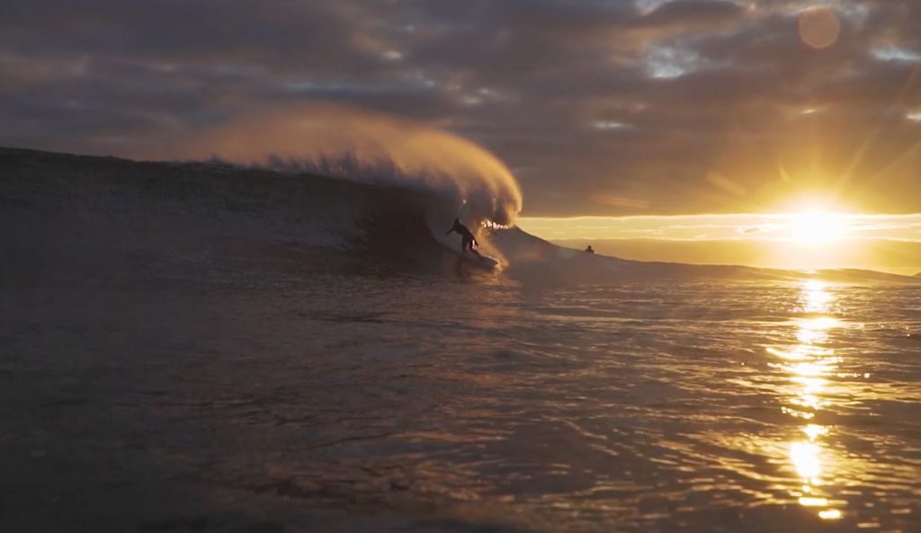 New York sunset barrel. Photo: Etan Blatt