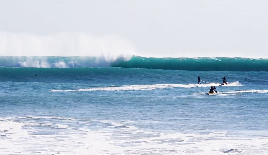 Oh, Riley. You devastating bastard. You wreaked havoc on the East Coast, but you also brought waves. Such waves!