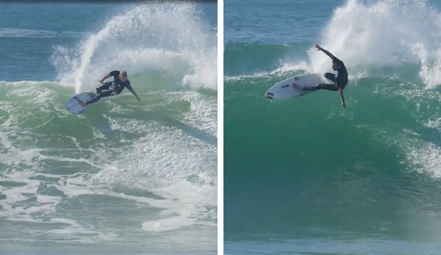 How to Surf on Rail with Joel Parkinson and Mick Fanning