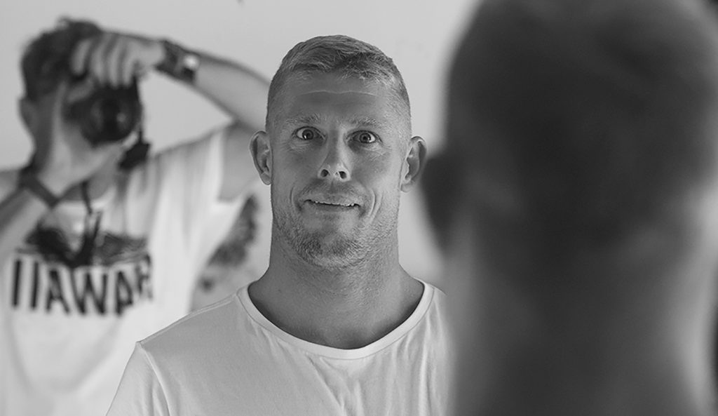 Mick Fanning. Candid. Hawaii. Shot by Steve Sherman