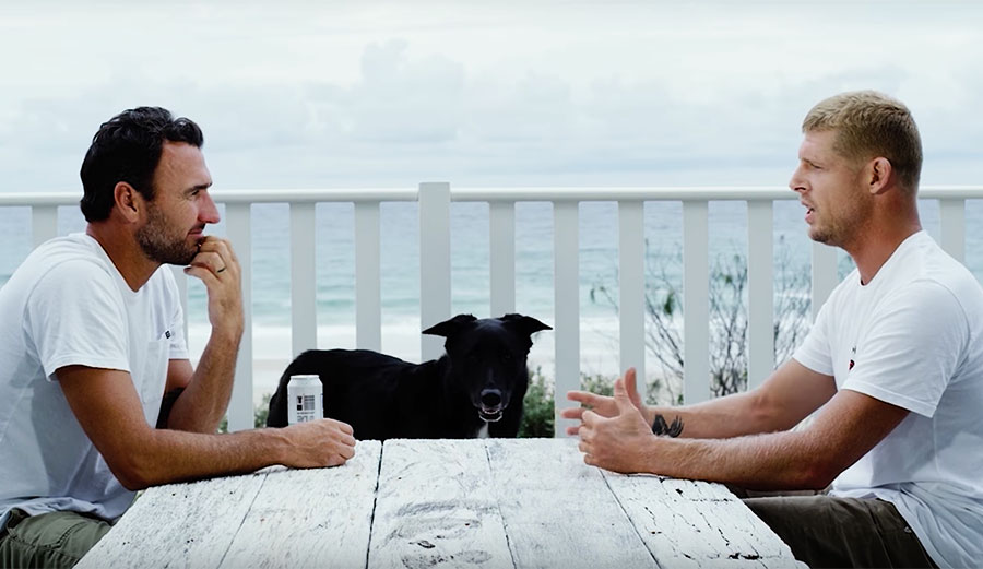 Mick Fanning and Joel Parkinson have been through a lot together. Both from Coolangatta, they've risen through the ranks to become world champions.