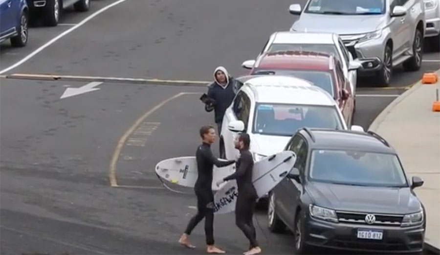 What's this? Is there a naturally-occurring rivalry brewing between Jesse Mendes and Mikey Wright?