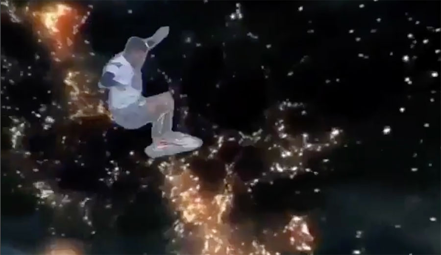 As is the case with all truly beautiful things, Filipe's impossible aerial is now a meme.